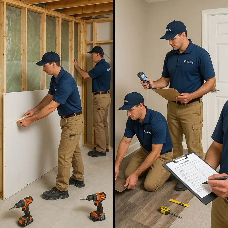 Repairs and Reconstruction process in Minnehaha, WA
